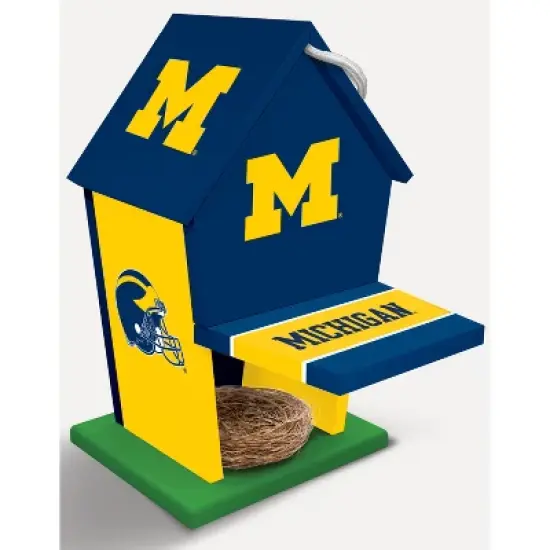 MasterPieces Team Logo Wood Birdhouse - NCAA Michigan Wolverines image {2}