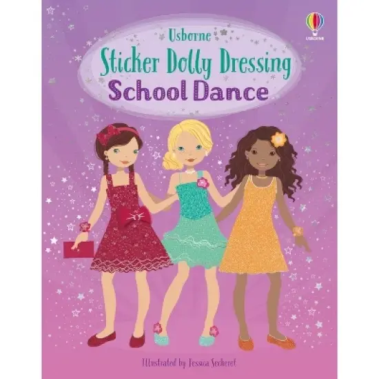 Sticker Dolly Dressing School Dance - by  Fiona Watt (Paperback) image {1}
