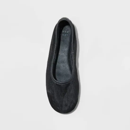 Women's Mel Sheer Mesh Ballet Flats with Memory Foam Insole - A New Day&trade; image {2}