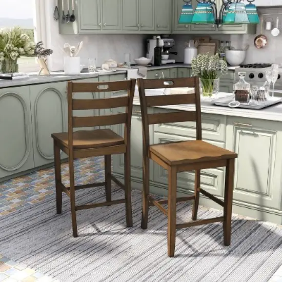 2pk 25" Elsie Counter Height Barstools - HOMES: Inside + Out image {2}