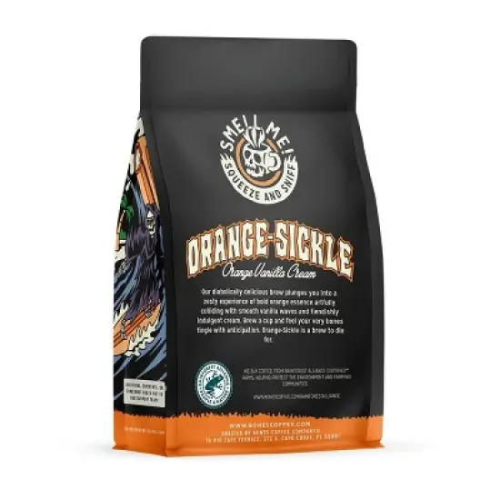 Bones Coffee Company Orange Sickle 12 oz (Ground) image {1}