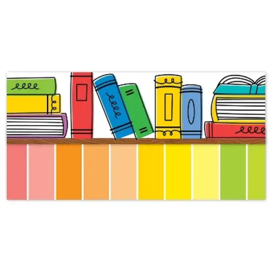 Creative Teaching Press&reg; Core Decor Doodle Bookshelf EZ Border, 48 Feet Per Pack, 3 Packs image {3}