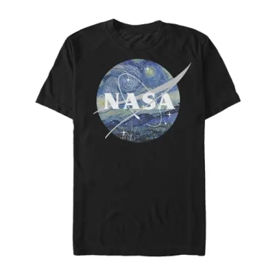 Men's NASA Starry Night Logo T-Shirt image {3}