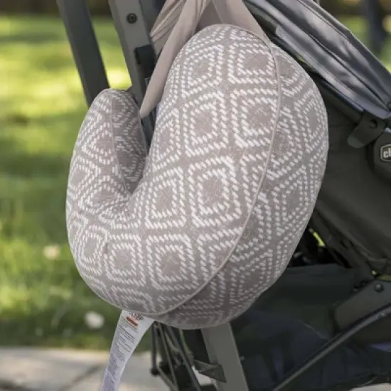 Boppy Anywhere Nursing Pillow - Latte Rattan image {5}