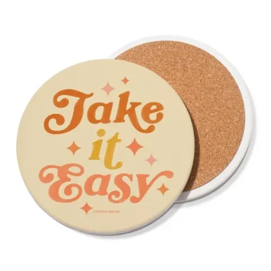 Thirstystone Take it Easy Round Coaster image {1}