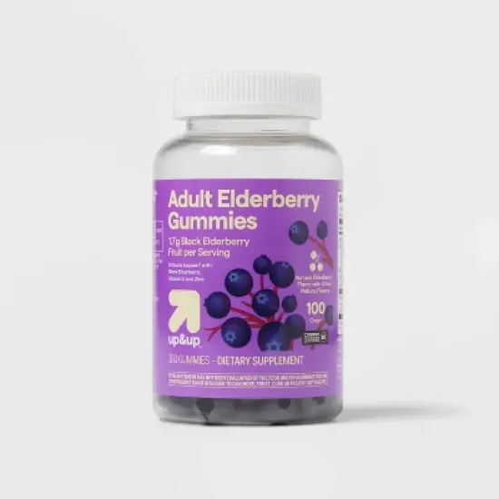 Adult Elderberry Gummies - 100ct - up&up&trade; image {4}