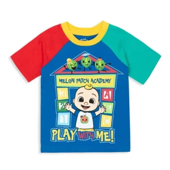 CoComelon JJ 3 Pack Graphic Raglan T-Shirts  image {2}