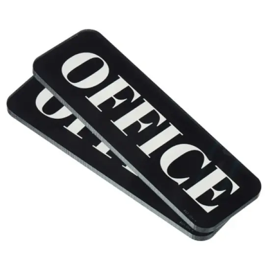 Unique Bargains Durable Acrylic Self-Adhesive Waterproof Decor Business Office Sign image {7}