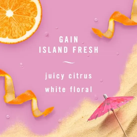 Febreze Car Air Freshener Vent Clip - Gain Island Fresh - 0.13 fl oz/2pk image {3}