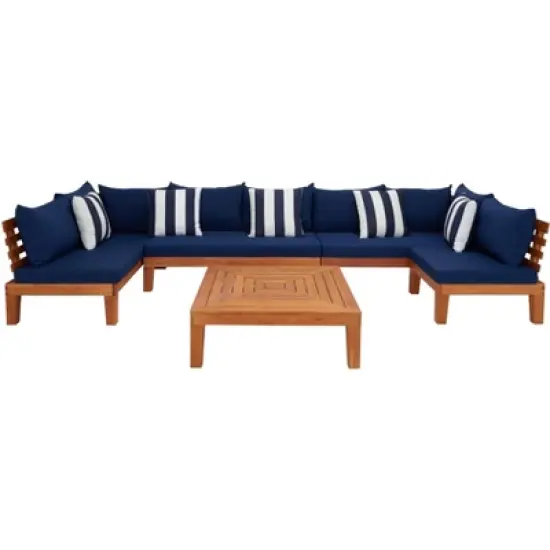 Granton 5 Pc Living Set - Indoor/Outdoor - PAT7054 - Safavieh image {10}