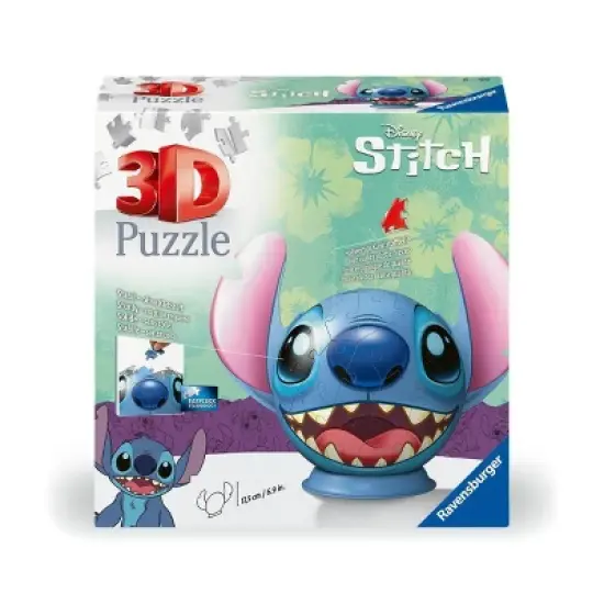 Ravensburger 3D Puzzle-Ball Disney Stitch Jigsaw Puzzle - 72pc image {5}