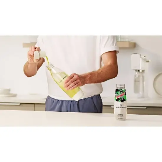 SodaStream Mountain Dew Zero Drink Mix - 14.9 fl oz: Citrus Liquid Concentrate, Kosher, Soda Streamer Flavor image {4}