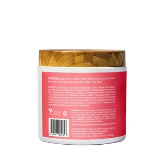 Raw Sugar Moisture Loving Sugar Scrub Watermelon + Fresh Mint - 15oz image {1}