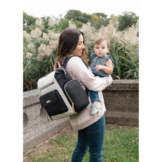 Baby Brezza Martine Convertible Diaper Bag - Linen image {8}