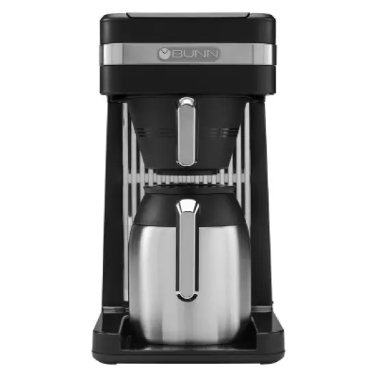 BUNN Thermal Coffee Maker - Black CSB3T: Fastest Drip Coffee Maker, 10-Cup Capacity, Thermal Carafe, Dishwasher-Safe Parts image {4}