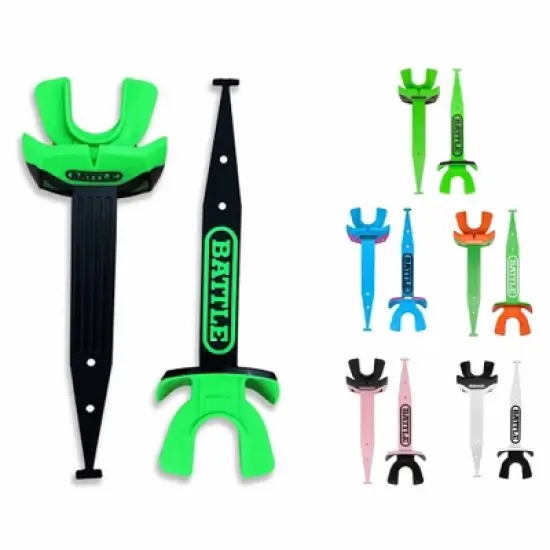 Battle Sports Speed Pro Football Mouthguard with Connected Thick Strap image {2}