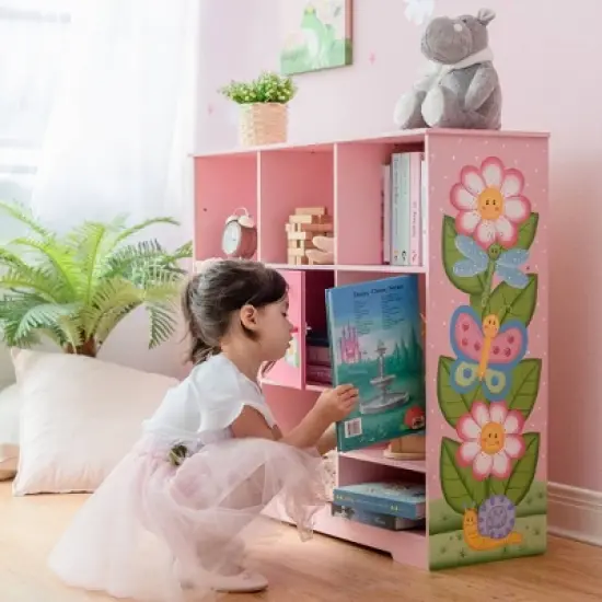 Magic Garden Adjustable Cube Bookshelf Pink - Fantasy Fields by Teamson Kids image {9}