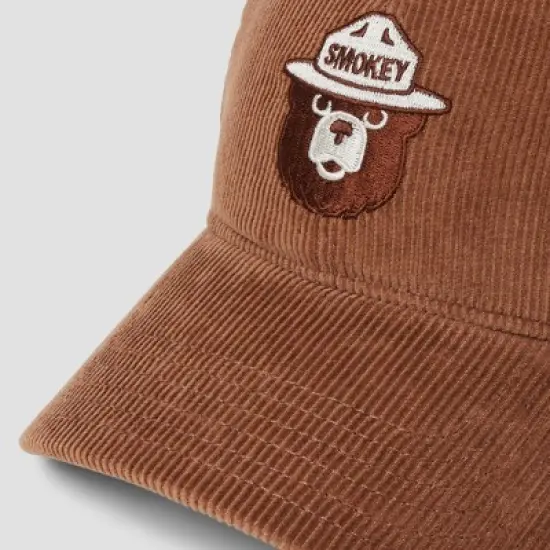 Men's Smokey Bear Cotton Baseball Hat - Brown image {2}