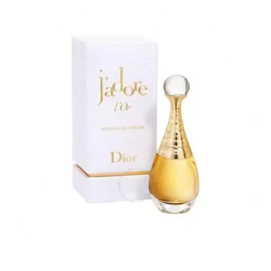 Jadore L'Or By Christian Dior Tonka Bean, Vanille, Amber, Patchouli, French Labdanum Women Essence De Parfum Spray 1.7 Oz 2010 Casual 1.7 Oz image {1}