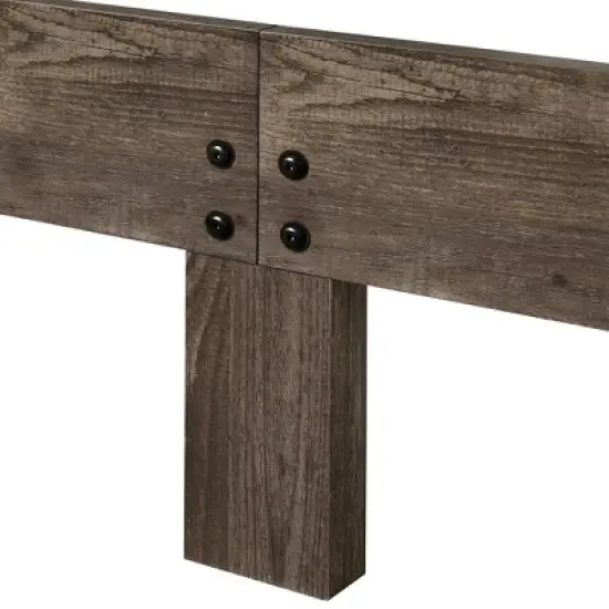 3pc Jacobi Bed with 2 Nightstands Gray - HOMES: Inside + Out image {2}