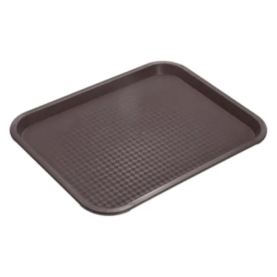 Unique Bargains Rectangular Cafeteria Platter Plastic Fast Serving Tray image {6}