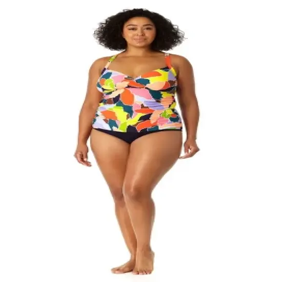 Anne Cole Plus - Women's Halter Tankini Top image {2}