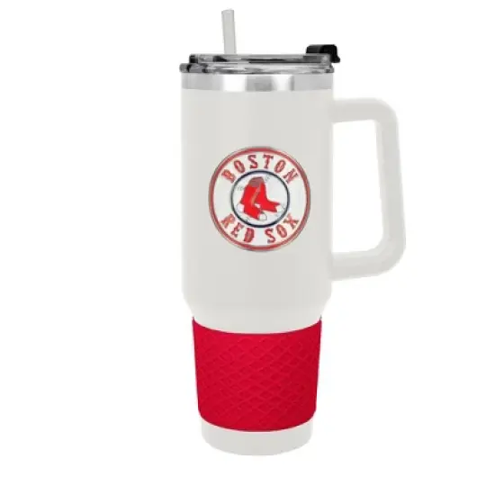 MLB Boston Red Sox Colossus Travel Mug - 40oz: Stainless Steel, Lidded Tumbler image {4}