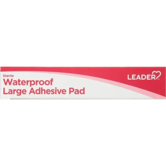 Leader Large Waterproof Sterile Adhesive Pad 6 ea image {5}