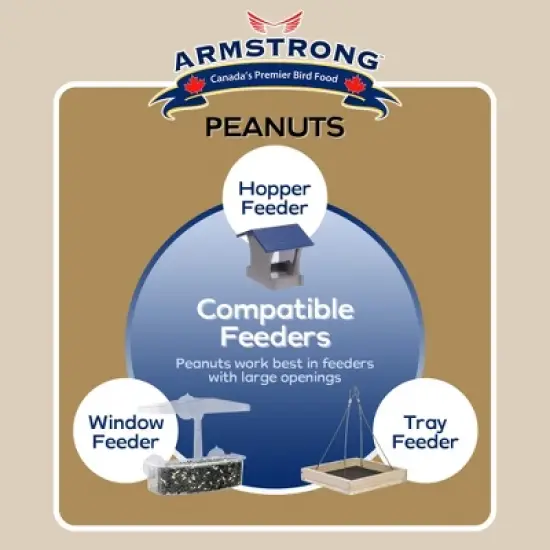 Armstrong Wild Bird Food Peanut Halves image {4}