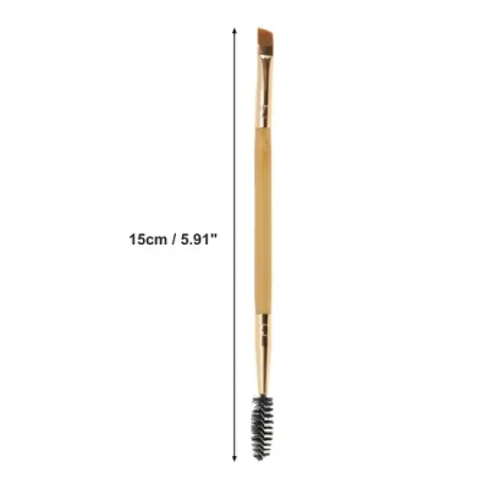 Unique Bargains Convenient Eyelash Brush Brown 1 Pc image {1}