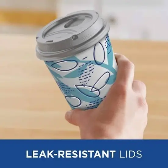 Dixie To Go Disposable Hot Cups & Lids - 12oz image {5}