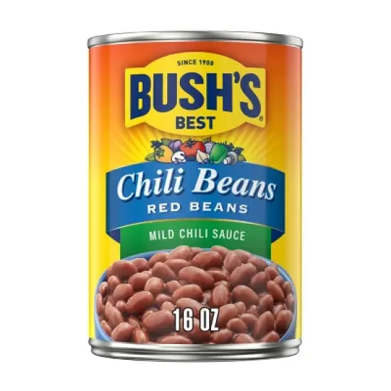 Bush's Red Beans in Mild Chili Sauce - 16oz image {10}