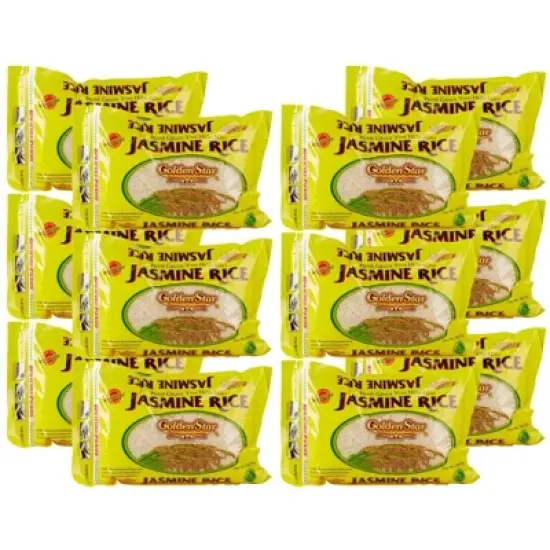 Golden Star Jasmine Rice - 12 pack, 2 lb image {4}