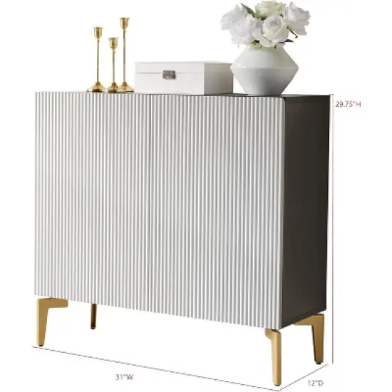 Kings Brand Furniture 2-Door Storage Cabinet, Accent Sideboard Buffet, Coffee Bar Console Table image {5}