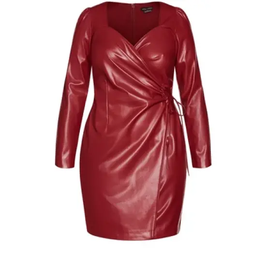 Women's Plus Size Cindy Dress - red | CITY CHIC image {5}