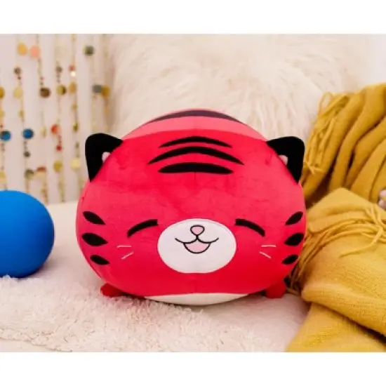 Toynk MochiOshis 12-Inch Character Plush Toy Animal Red Tiger | Puyumi Purroshi image {3}