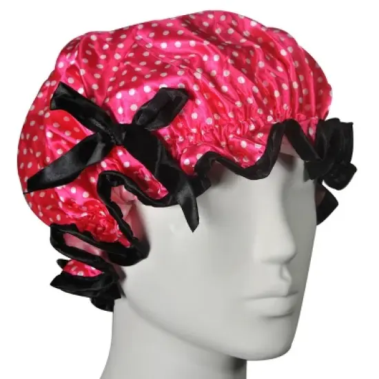 Wrapables Stylish Satin Shower Cap image {24}