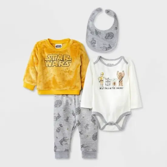 Baby Boys' Star Wars Top and Bottom Set - Yellow image {5}