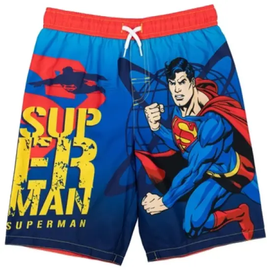 DC Comics Justice League The Flash Superman Batman 3 Pack Swim Trunks Toddler image {1}