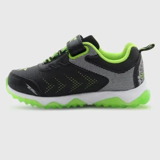 Teenage Mutant Ninja Turtles Toddler Boys' Light-Up Sneakers - Black/Green image {1}