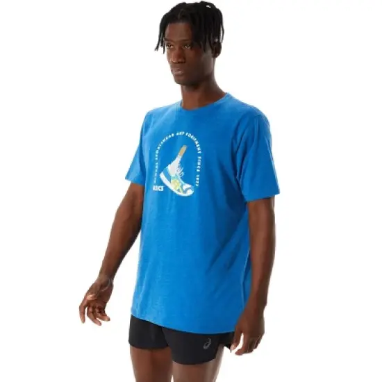 ASICS Men&rsquo;s SHORT SLEEVE 1977 GLOBAL SPORTSWEAR TEE Running Apparel 2031D867 image {2}