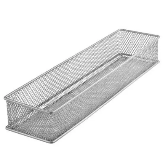 YBM Home Silver Mesh Drawer and Desk Organizer Tray image {5}