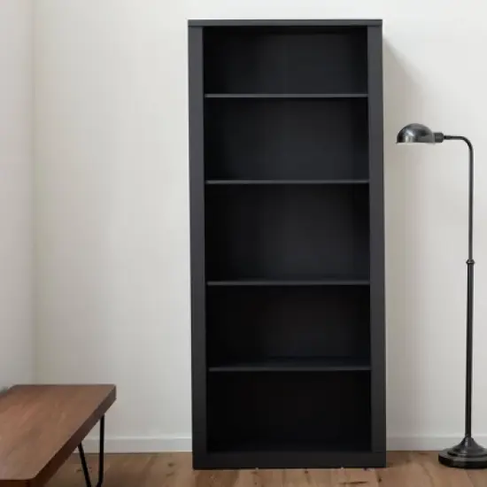 72" Elaine 5 Shelf Standard Bookcase - Brookside Home image {8}