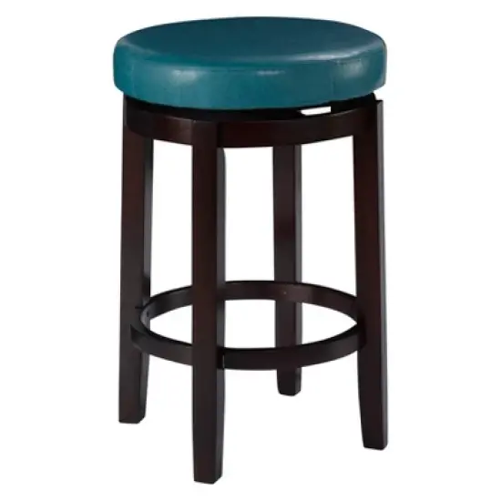 Maya Swivel Backless Counter Height Barstool - Linon image {6}