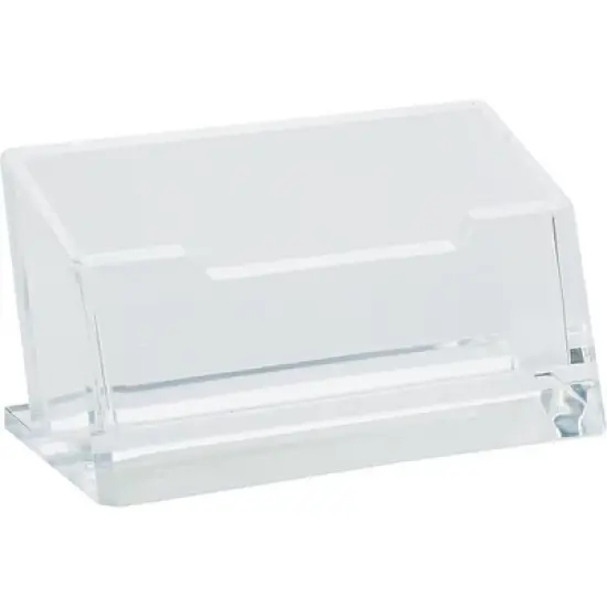 Kantek Acrylic Business Card Holder Capacity 80 Cards Clear AD30 image {2}