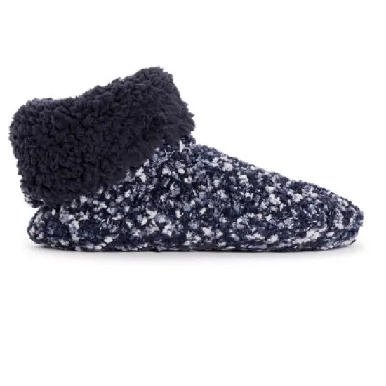 MUK LUKS Women's Popcorn Cuff Bootie Slippers image {7}