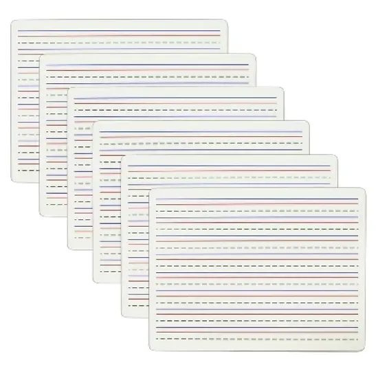 C-Line&reg; Two-Sided Dry Erase Lapboard, Lined on One Side, Pack of 6 image {3}