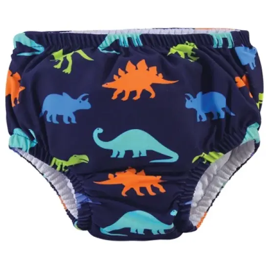 Hudson Baby Infant and Toddler Boy Swim Diapers, Dinosaurs image {2}