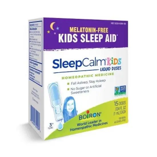 SleepCalm Kids by Boiron Homeopathic Medicine For Sleep Relief  -  15 Liquid Doses Liquid image {3}