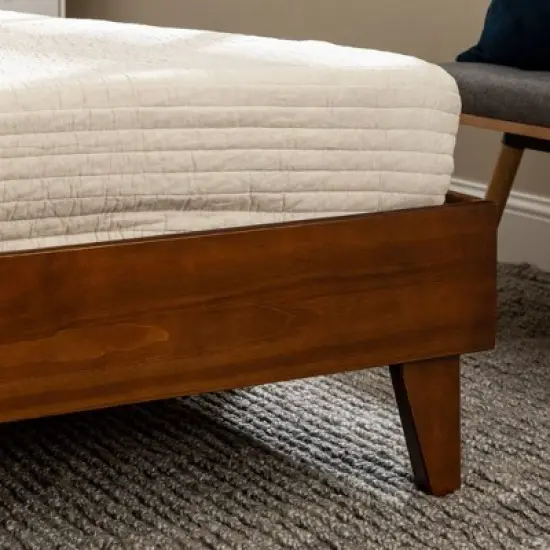 Alice Mid-Century Solid Wood Platform Bed - Saracina Home image {4}